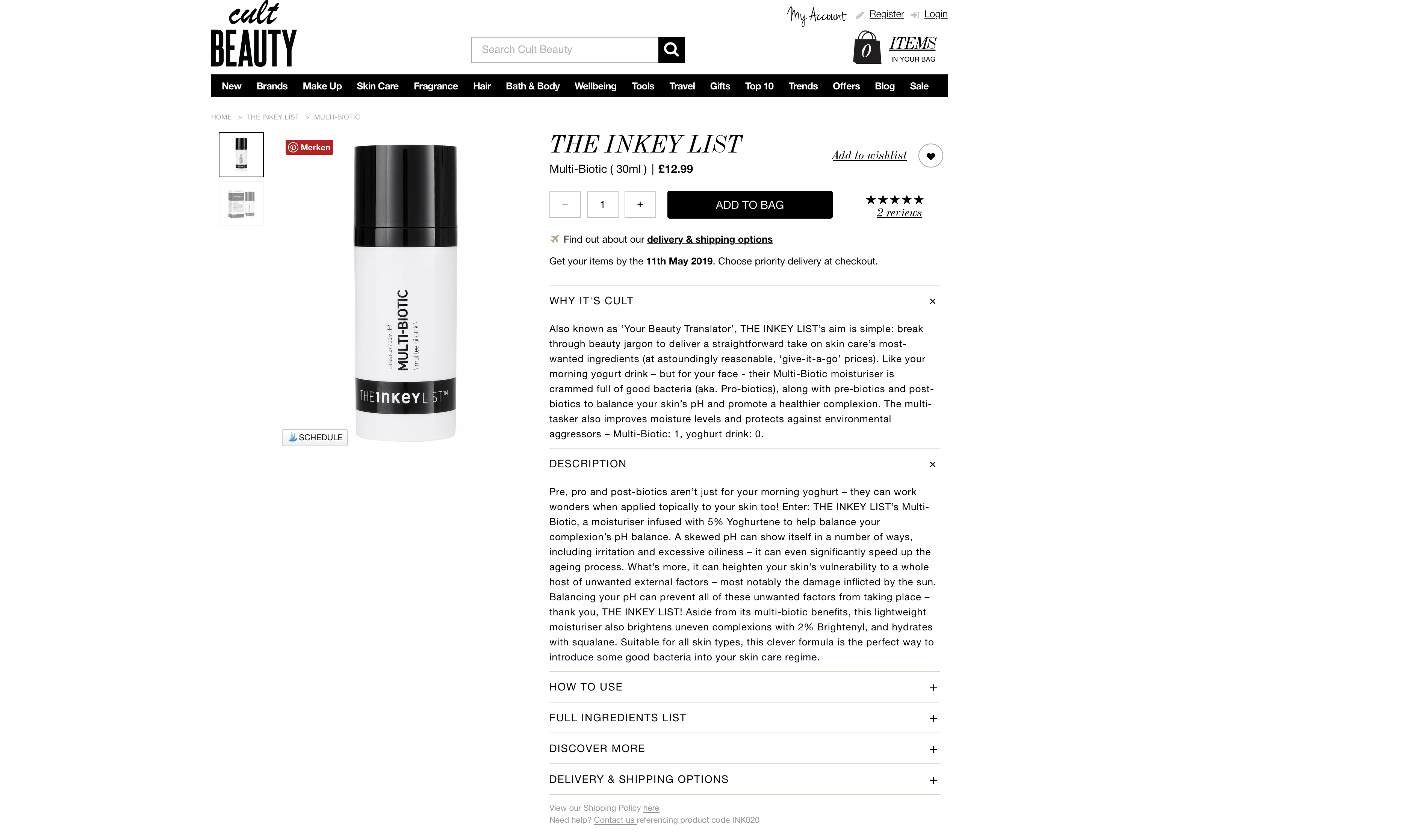 The Inkey List Multi-Biotic